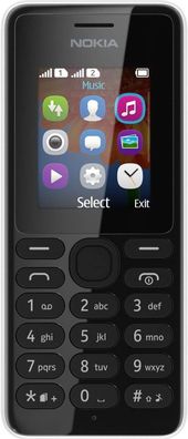 Nokia 108 Black - Bastlerware/Ersatzteillager, sofort lieferbar vom DE Händler