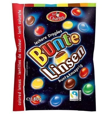 SirCharles Bunte Linsen 180 g - Hochwertige Mixlinsen aus Deutschland