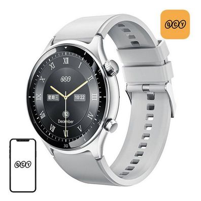 QCY - S7 silver - Smartwatch