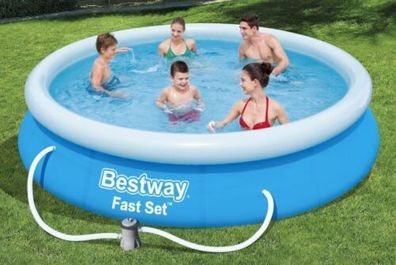 Bestway 57274 366 x 76 cm Aufblasbares Schwimmbad aus PVC