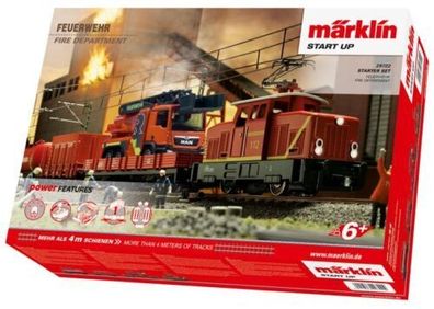 Märklin Start up Feuerwehr der Deutsche Bundesbahn Startpackung, H0 Spur (29722)