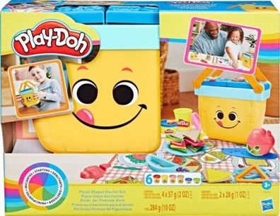 Hasbro Play-Doh Korbi der Picknick-Korb Spielset mit Knete Ausstechform Stempel