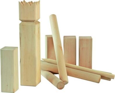 carromco Wikinger Schach Basic Holz Outdoor Spiel Rasenschach Wurfspiel