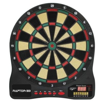 Carromco Elektronik Dartboard Raptor-301 4-loch Abstand