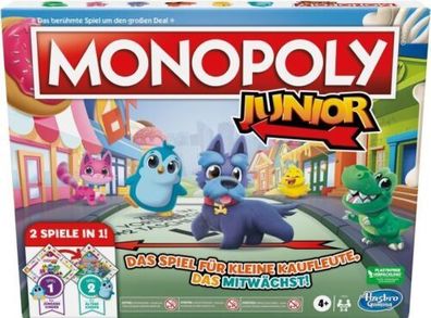 HASD1029 - Monopoly Junior, Brettspiel, für 2-6 Spieler, ab 4