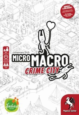 MicroMacro 59060G Crime City Brettspiel Edition Spielwiese Spiel des Jahres 2021