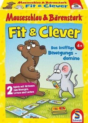 Mauseschlau & Bärenstark Fit & Clever Schmidt Spiele Kinderspiel Lernspiel 75059