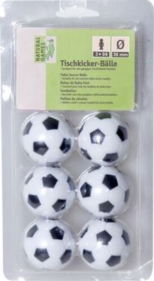 Vedes NG Ersatz-fußbälle für Kicker 6st Ø36mm bunt