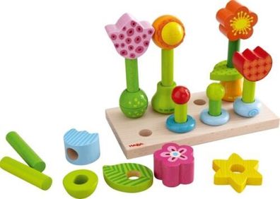 HABA 301551 Steckspiel - Blumengarten