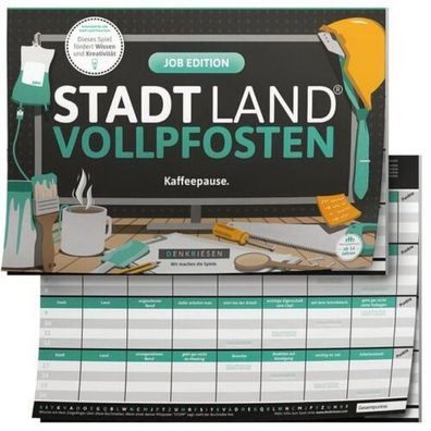 Stadt Land Vollpfosten®-Job Edition "Kaffeepause." von Nicht Verfügbar (Game)