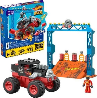 MEGA Hot Wheels, Monster Trucks, Bone Shaker, Mattel, Smash u Crash, NEU und OVP