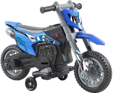 JAMARA Ride-on Motorrad Power Bike blau 6V / 460678