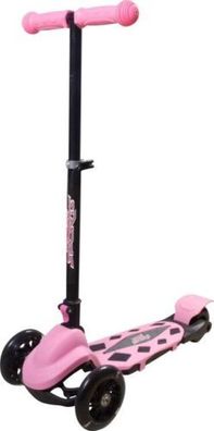 VEDES 73422019 Sports 3-wheel Scooter rosa Klappbar 110 Mm