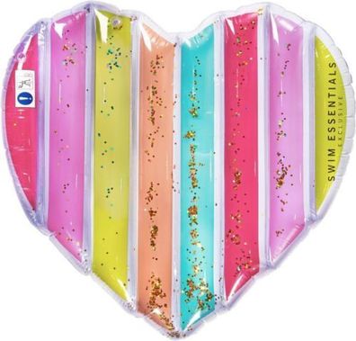 Swim Essentials Luxury Luftmatratze Rainbow Heart | Luftbett