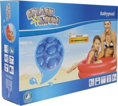 SF Baby-pool Uni mit Aufbl. Boden Ø85 (Gr. Bis 1 m)