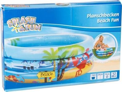 VEDES SF Babyplanschbecken Beach Fun Ø70cm - 77703497 (Gr. Bis 1 m)