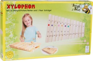 Boogie Bee Holz Xylophon mit 12 Noten Nr. 68201829