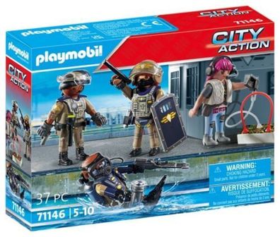 Playmobil 71146 SWAT-Figurenset Spielset Mehrfarbig