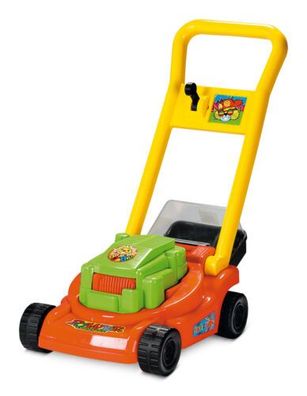 Kinder Rasenmäher mit Funktion + Grasfangkorb + Perlen Geräusch Antrieb