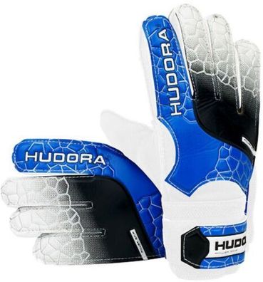 HUDORA Torwart-Handschuhe Kinder Fußball-Handschuhe 71536/01 weiß-blau S GUT