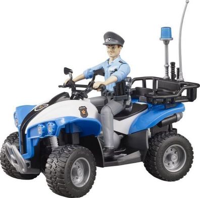 BRUDER Polizei Quad mit Polizistin und Ausst. 63010