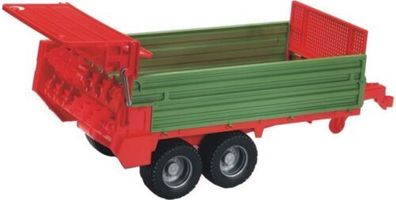 BRUDER Stalldungstreuer - Rot/Grün, 43x17,5x15cm (02209)