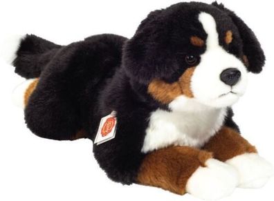 Berner Sennenhund liegend Hund Teddy Hermann Plüschtier Stofftier Kuscheltier