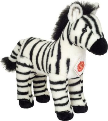 Kuscheltier Plüschtier ZEBRA Stehend 25 CM VON TEDDY Hermann NEU