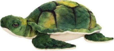 Teddy Hermann Wasserschildkröte, Plüschtier, Meerestier, Plüsch, Grün, 23 cm