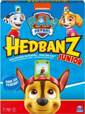 Paw Patrol Hedbanz Junior Ratespiel Nickelodeon Gesellschaftsspiel Kinderspiel