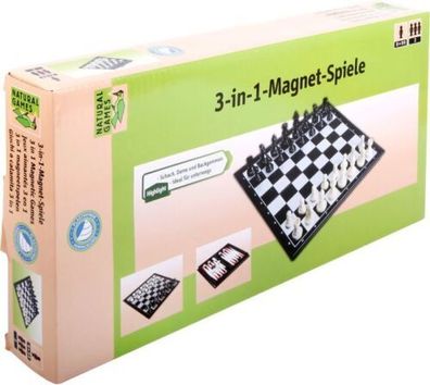 Vedes Natural Games 3-in-1 Magnetspiel