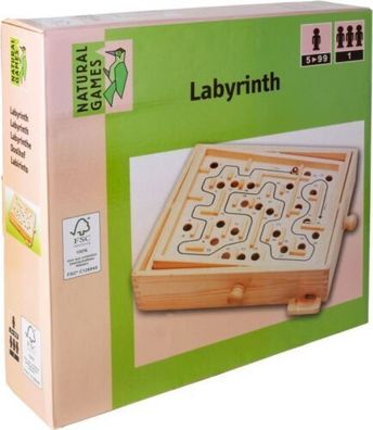 Natural Games NG Holz Labyrinth 30x25 5cm (61413669)