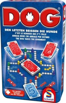 Schmidt Spiele DOG den letzten beißen die Hunde Partyspiel Reisespiel Minispiel
