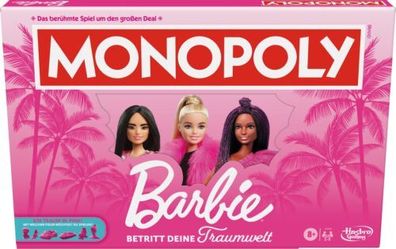 Hasbro Monopoly Barbie Edition, Brettspiel für Kinder ab 8 Jahren - NEU!