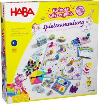 HABA 010879 Spielesammlung - Einhorn Glitzerglück