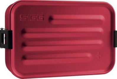 SIGG Lunchbox Metal Box Plus S Rot Aluminium kleine Brotdose Brotbox Vesperdose