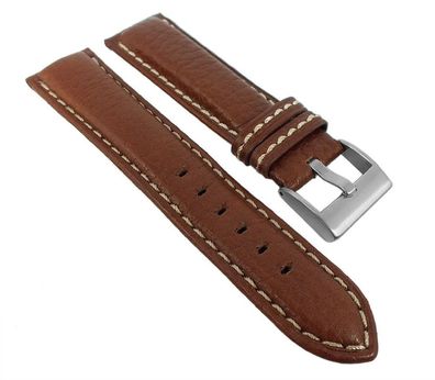 Eulit Imola Ersatzband Uhrenarmband 20mm Leder braun | 17701