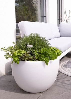 Beleuchteter Pflanztopf Shining Curvy Pot XM