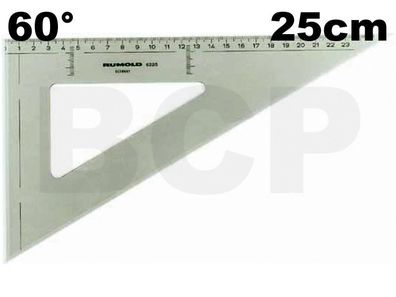 Rumold 6225 Zeichendreieck 25cm 60°