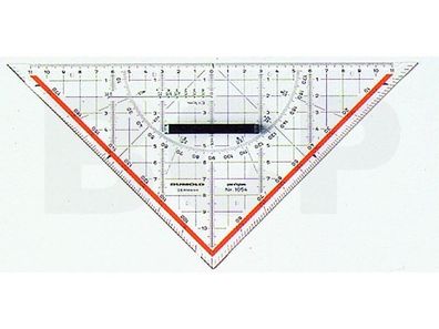 Rumold Technisches Zeichendreieck aus Kunststoff - 250mm