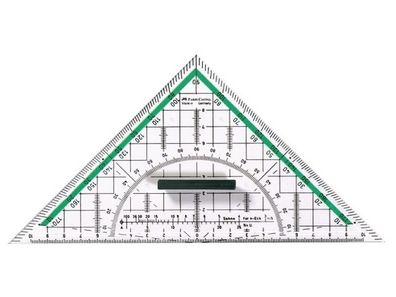 Faber Castell BK 1 Geo-Dreieck groß mit Griff