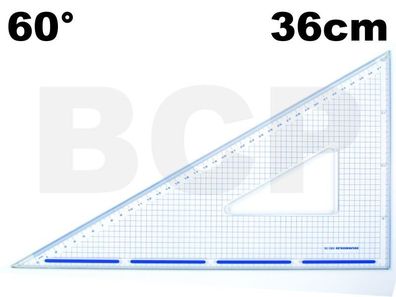 Rumold Schneidedreieck mit Stahlkante - 36cm 60°