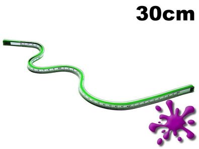 Rumold Kurvenlineal 30cm - beidseitige Maßeinteilung