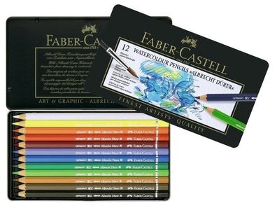 Faber-Castell Albrecht Dürer Aquarellstifte - 12er Metalletui