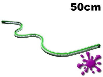 Rumold Kurvenlineal 50cm - beidseitige Maßeinteilung