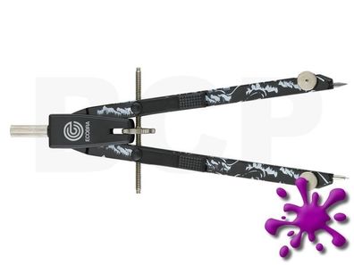 Schnellverstell-Zirkel Farbe schwarz/weiß