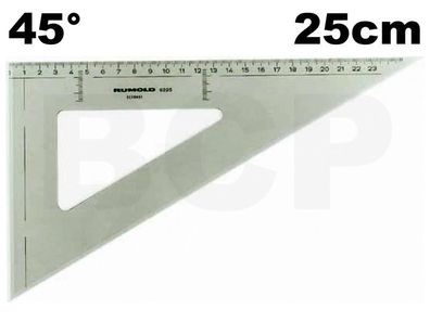 Rumold 4225 Zeichendreieck 25cm 45°