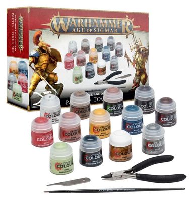 Warhammer Age of Sigmar Farben + Werkzeuge Set