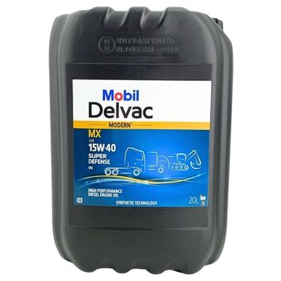 Mobil Delvac Modern MX 15W-40 Super Defense V4 20 Liter