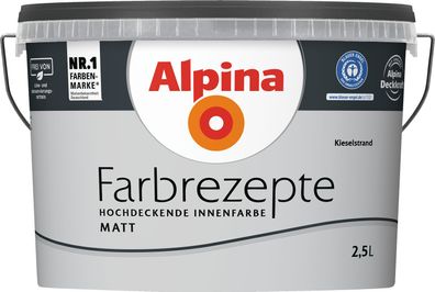 2,5L ALPINA Farbrezepte Kieselstrand, Matt